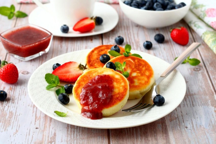 Квадратные сырники