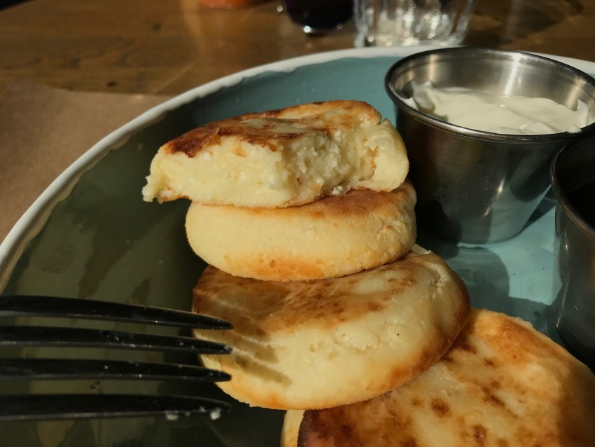 Яблочные сырники