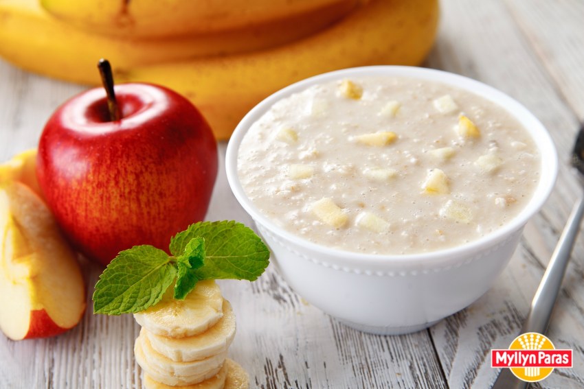 Пшенная каша с орехами