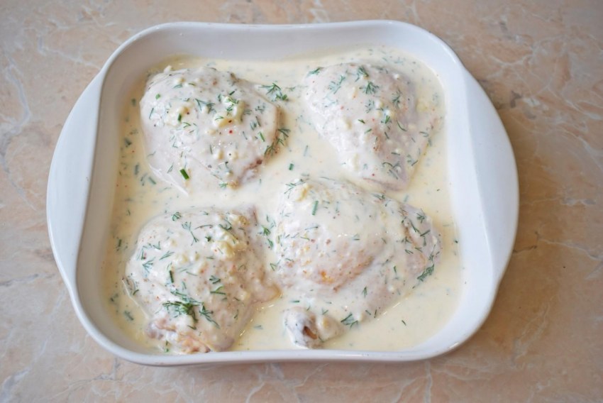 Пюре с куриным филе