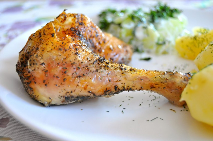 Курица в соусе бешамель