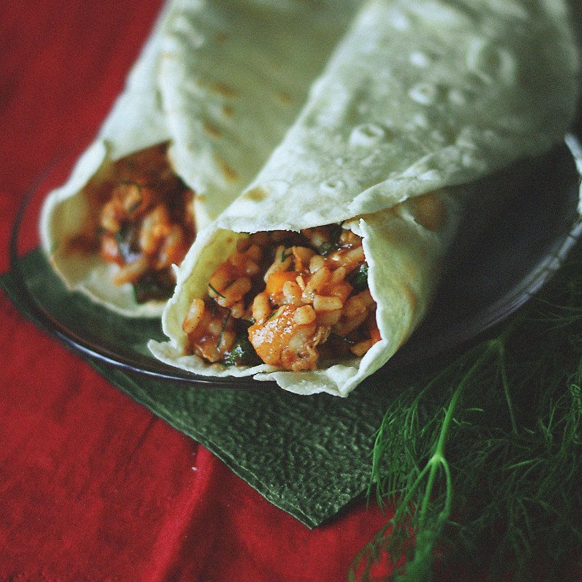 Вегетариансий Такос с чеивицой