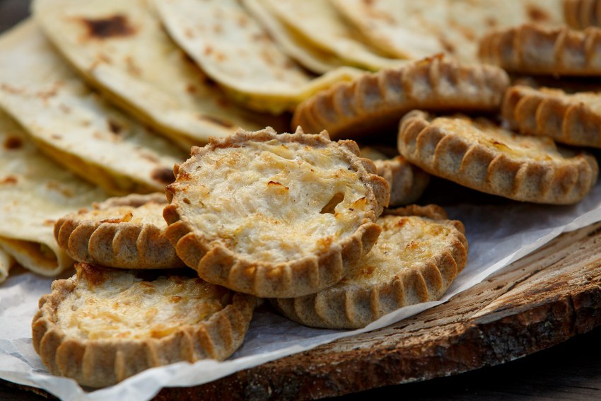 Удмуртское национальное блюдо перепечи