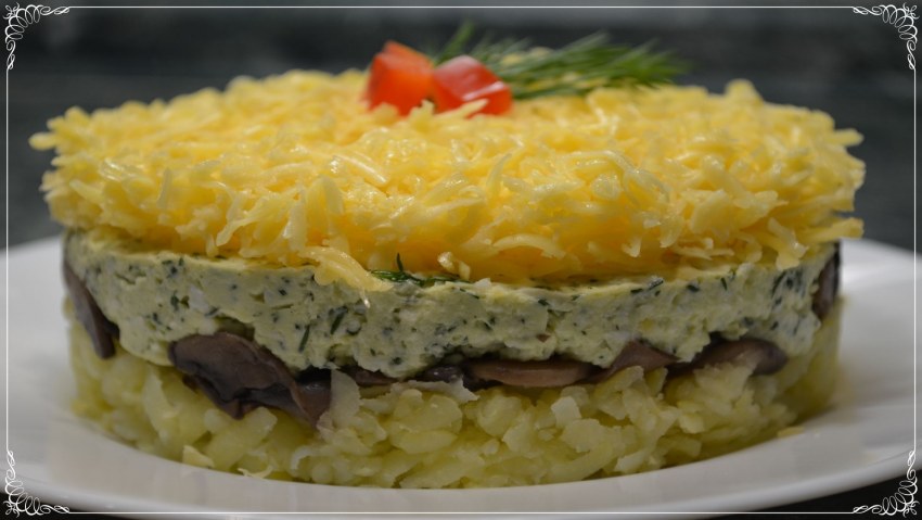 Салат нежность