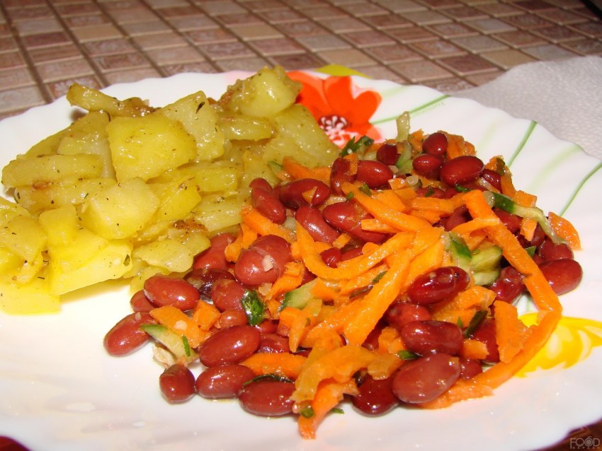 Рагу с фасолью