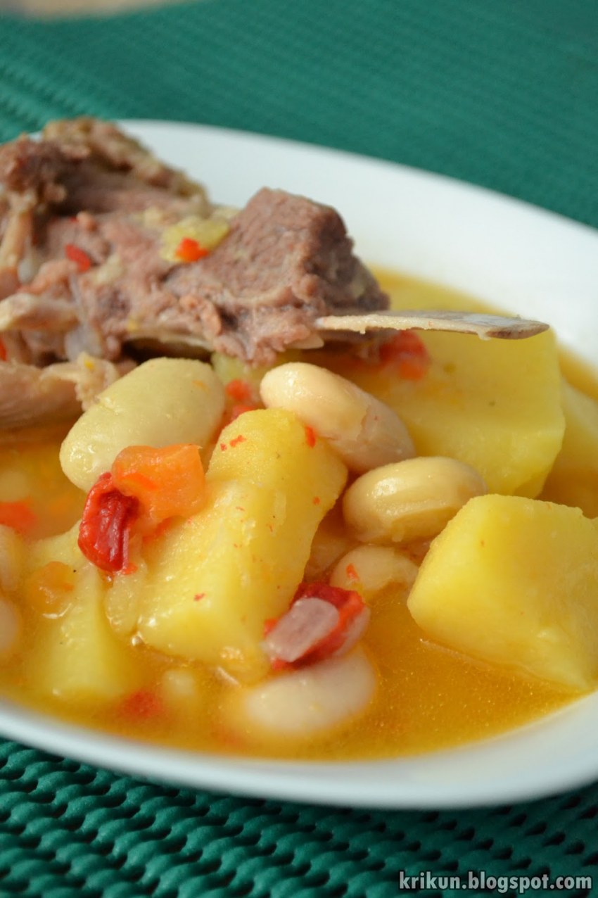 Картошка с фасолью