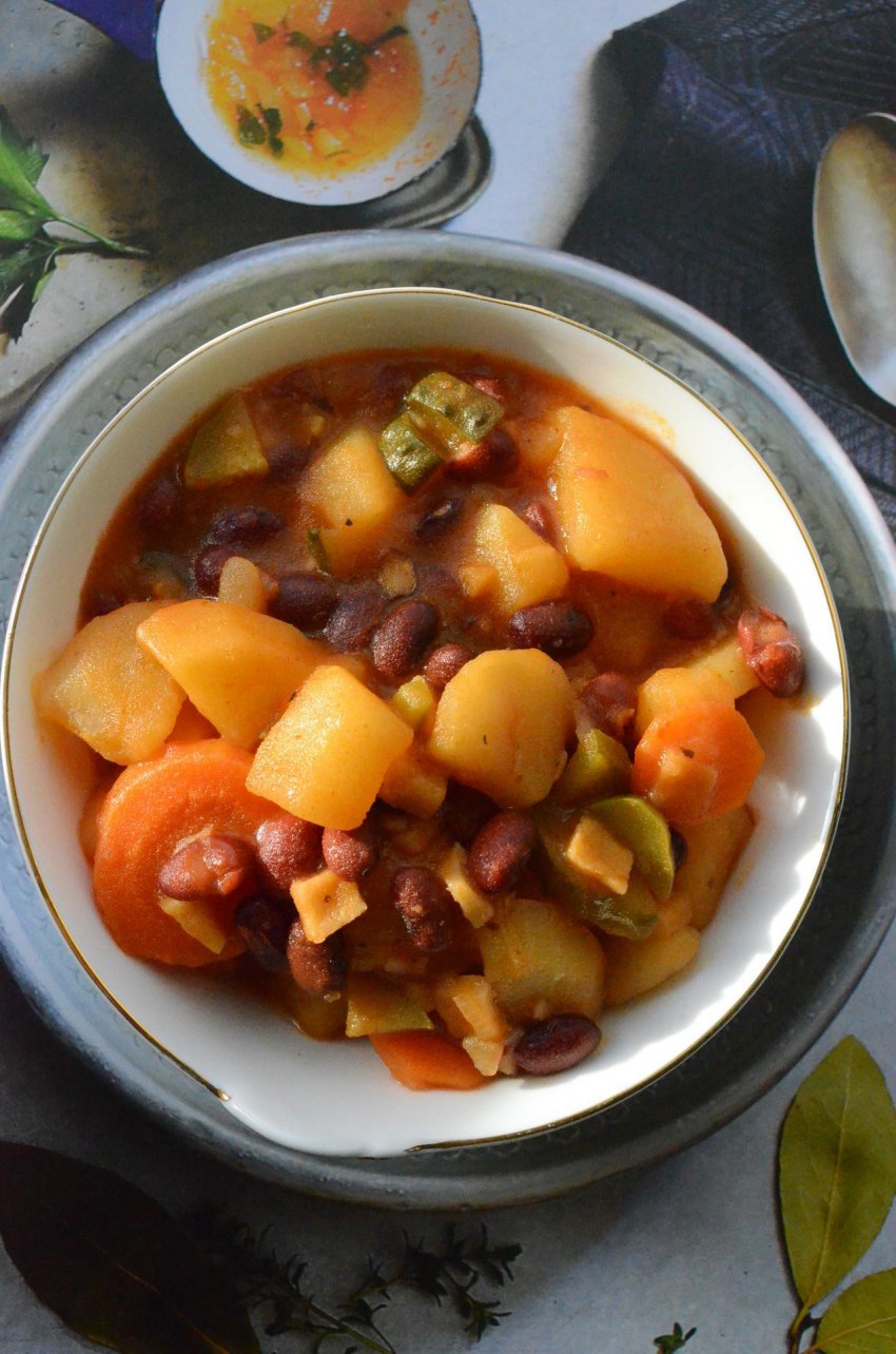 Лобио из белой фасоли