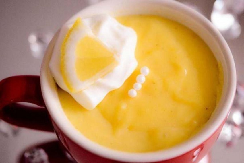 Заварной крем с лимоном