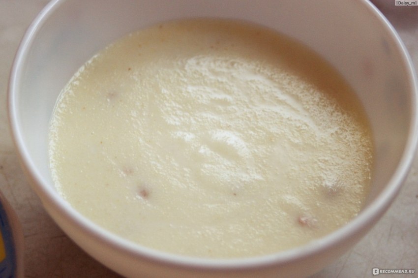 Буберт с манной кашей