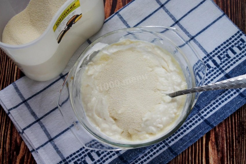 Цитрусовый мусс с манкой