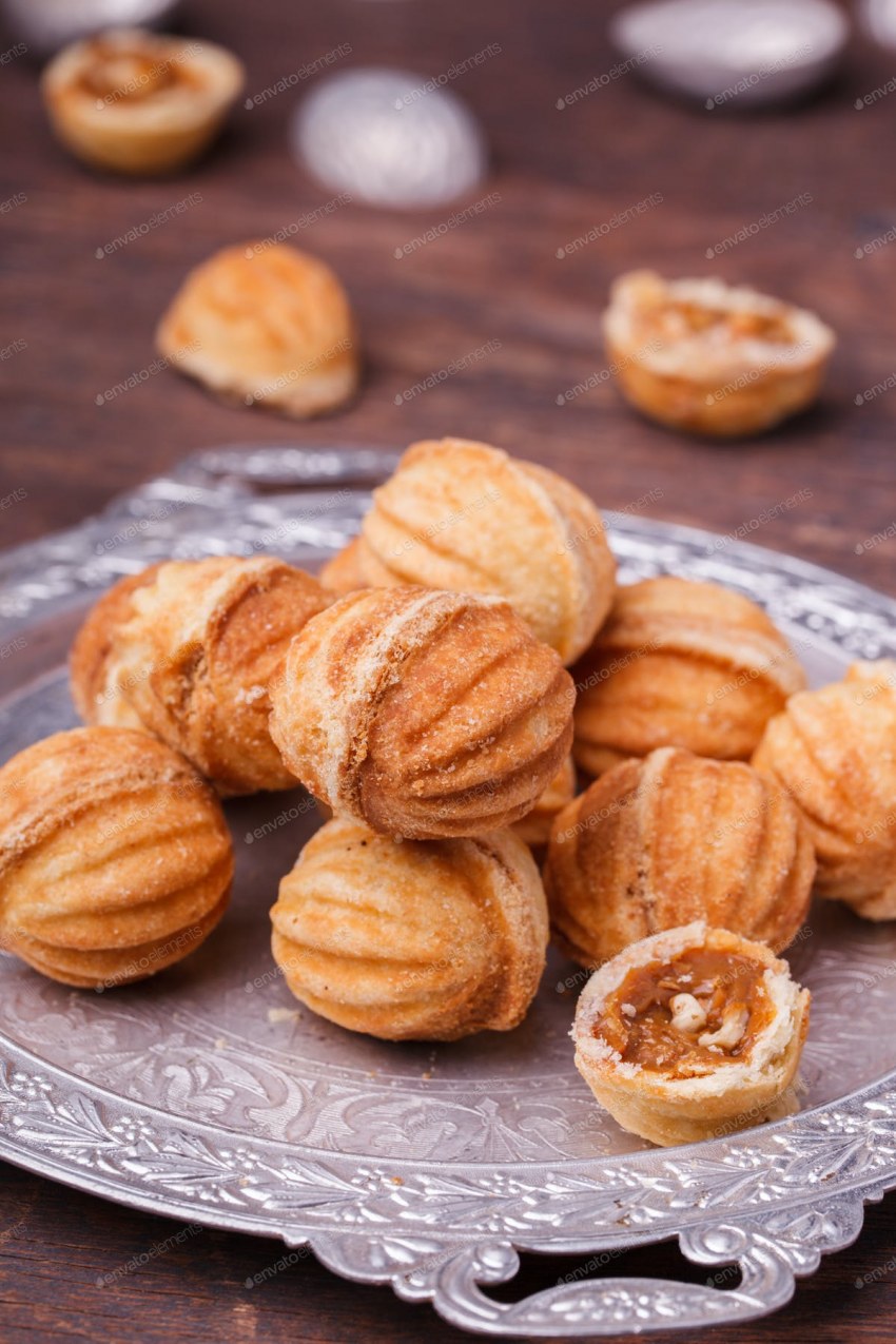 Печенье орешки в духовке