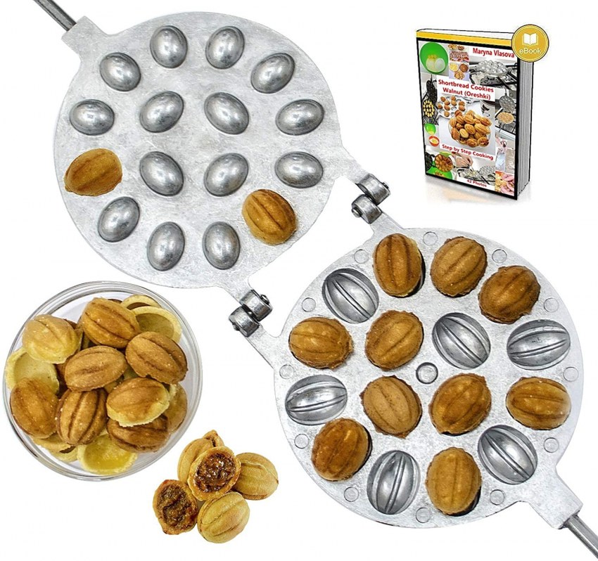 Орешки с вареной сгущенкой