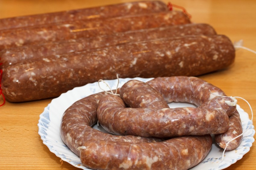 Приготовление домашней колбасы