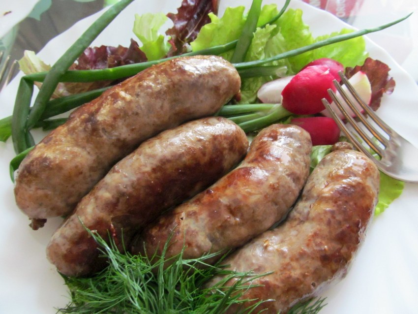 Колбаски домашние