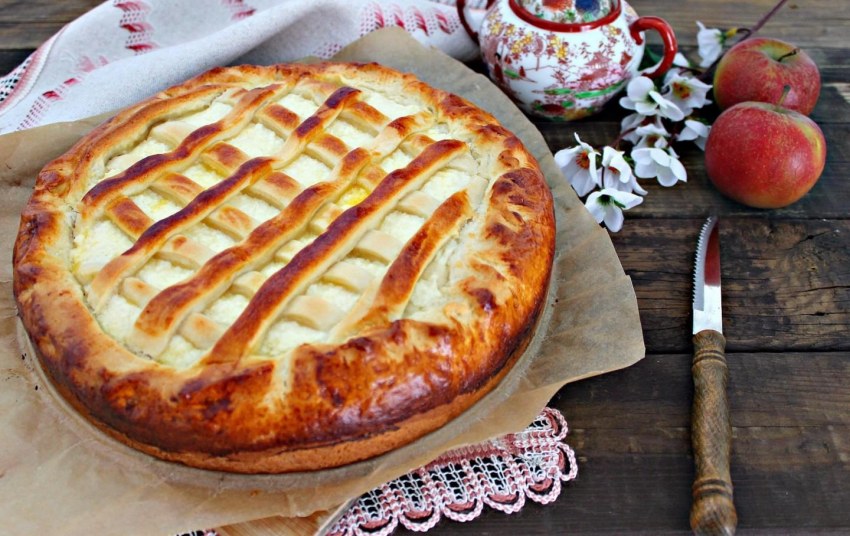 Пирог с творогом