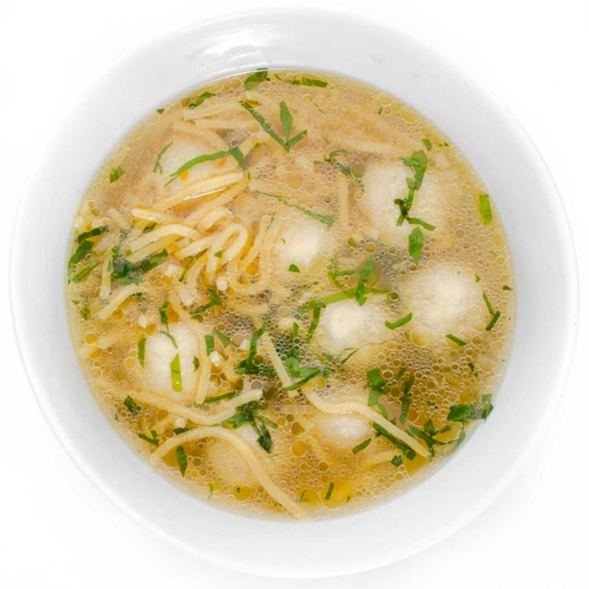 Суп лапша с мясными фрикадельками (ттк3055)