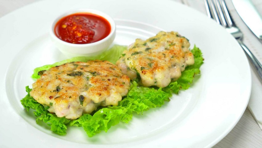 Куриные котлетки из рубленной куриной грудки