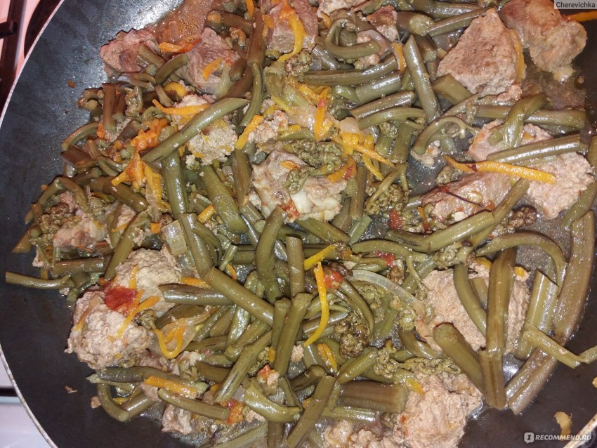 Папоротник со свининой