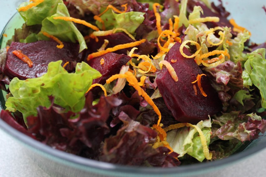 Салат успех с мясом