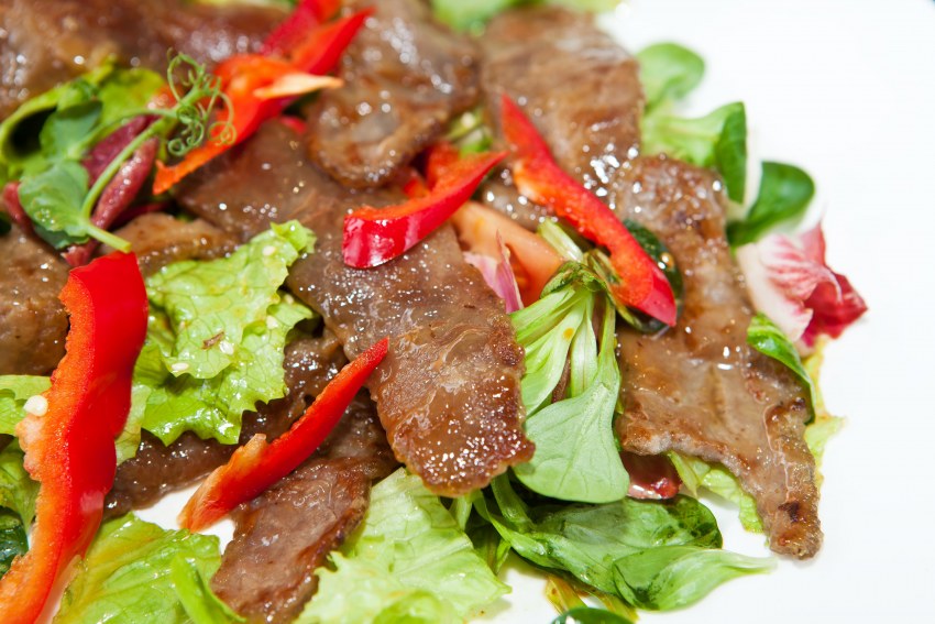 Салат фасоль