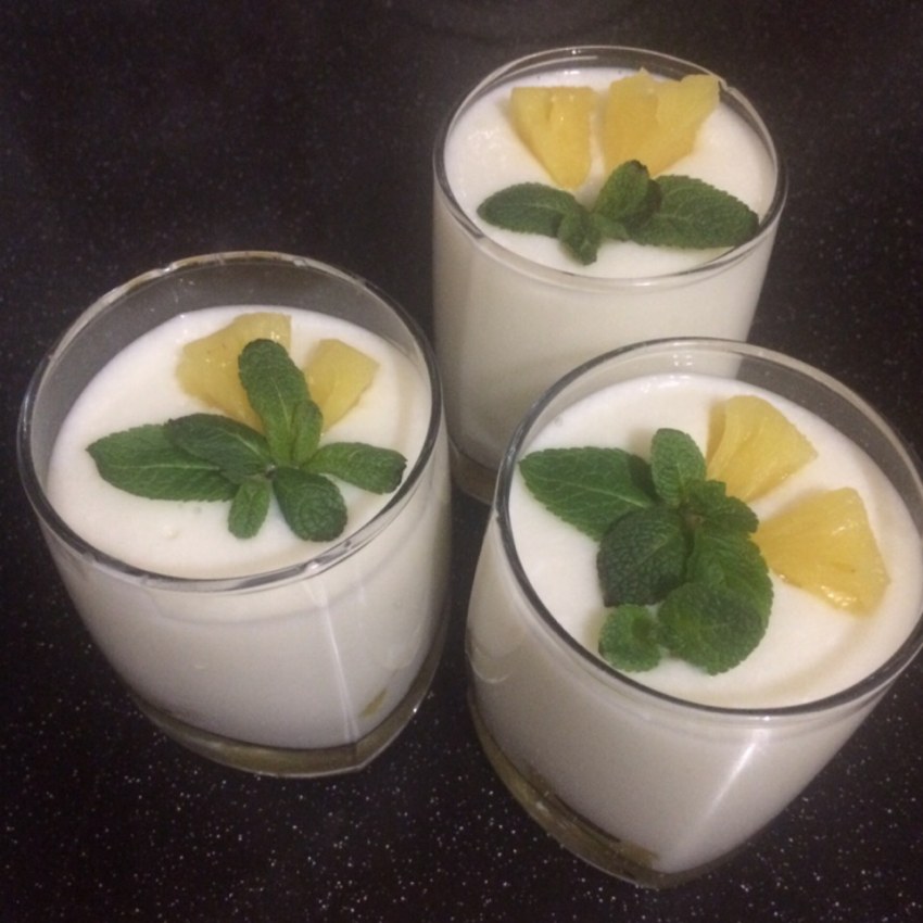 Панакота на кокосовом молоке