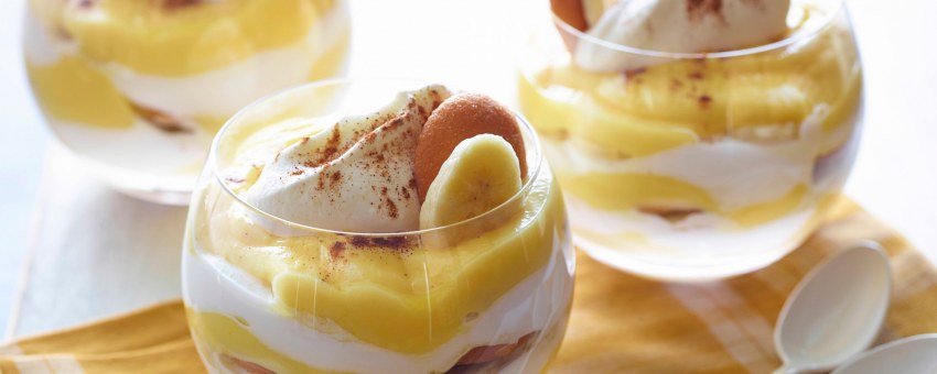 Десерт банановое чудо