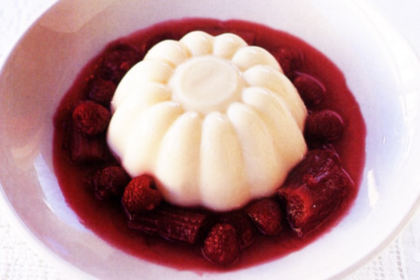 Желе фрукты на кокосовом молоке