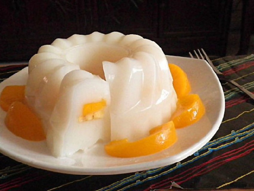 Десерт из тапиоки с кокосовым молоком