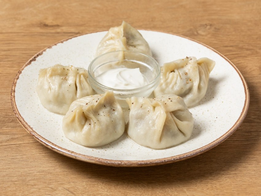 Хинкали с сыром сулугуни