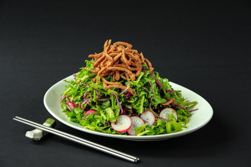 Салат со свининой