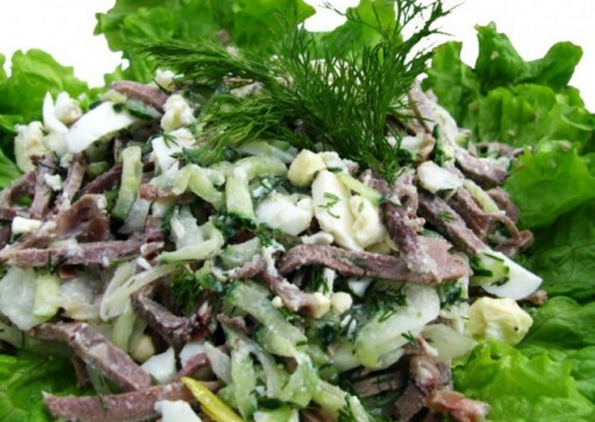 Салат Боярский с бужениной