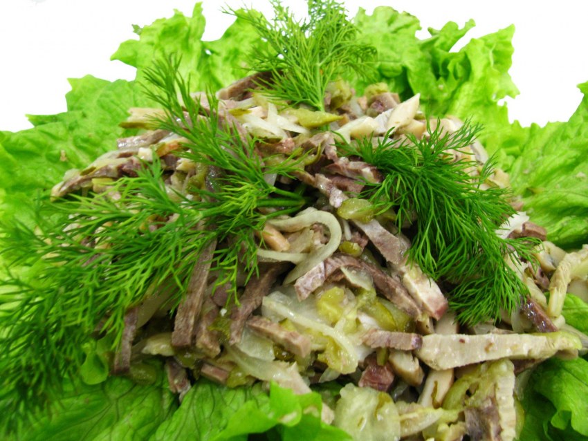 Салат мяснов