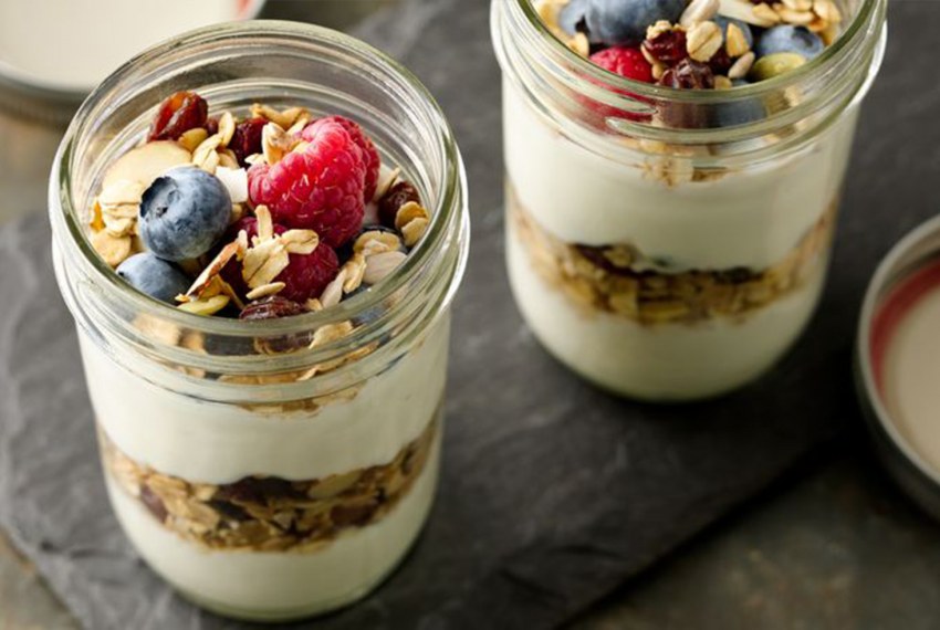 Трайфл с овсяными хлопьями