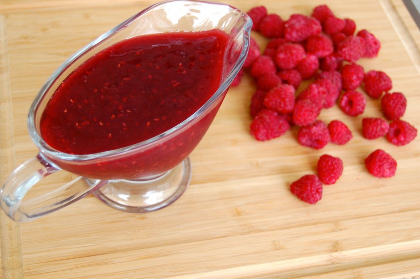 Соус Мельба малиновый