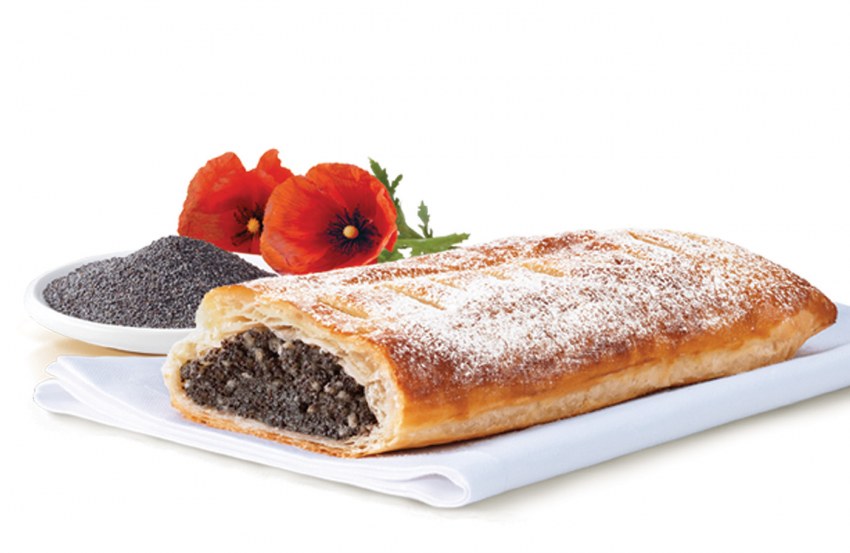 Булочки с маком из слоеного теста