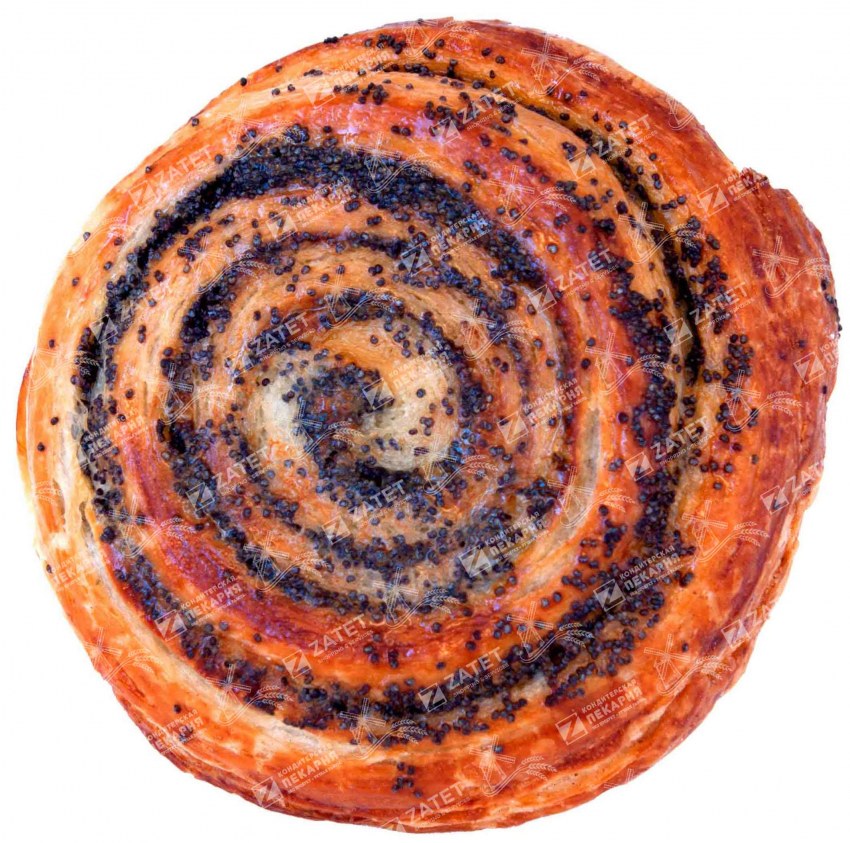 Булка плетенка с маком