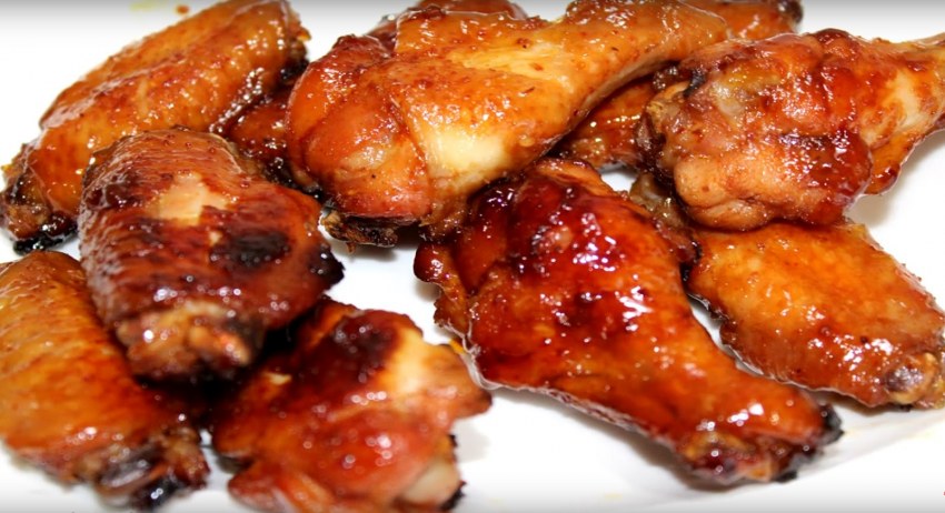 Куриные крылышки (в пряной глазури, BBQ, Чили-манго, )