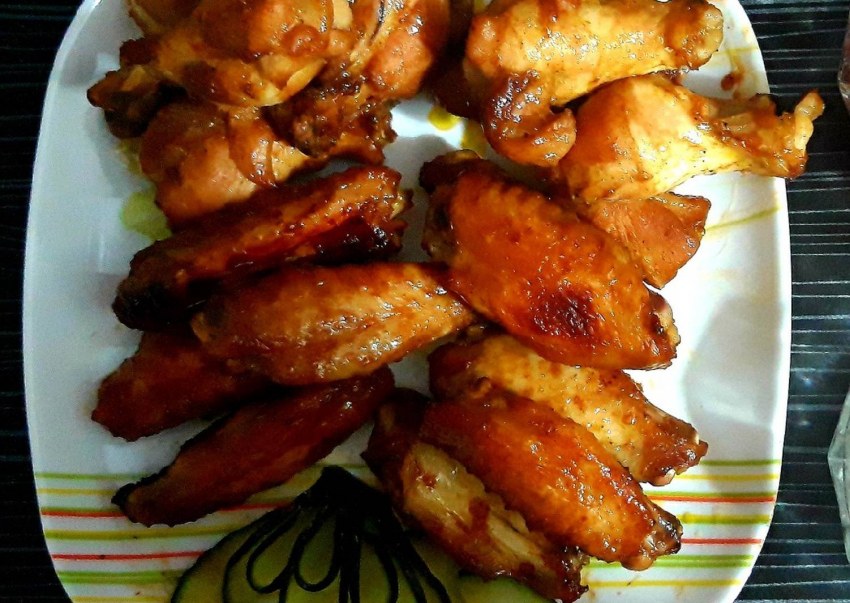 Куриные крылышки в соевом соусе