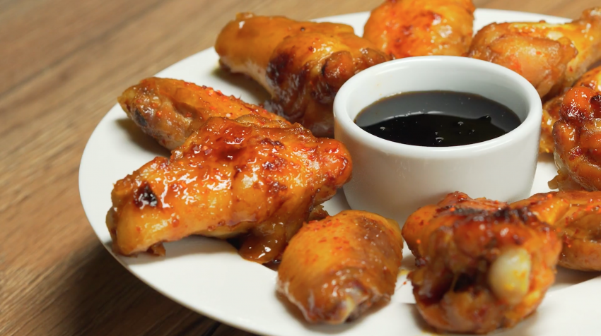 Курица в имбирно медовом соусе