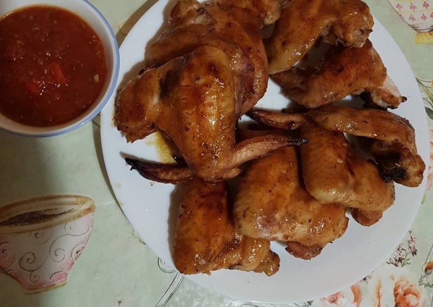 Куриные крылышки в соевом соусе