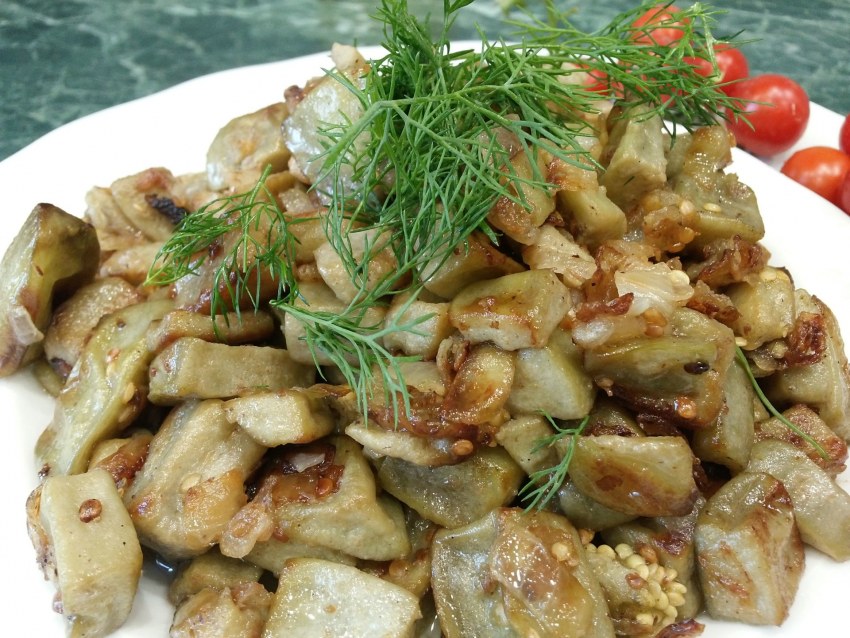 Баклажаны " а ля грибочки"