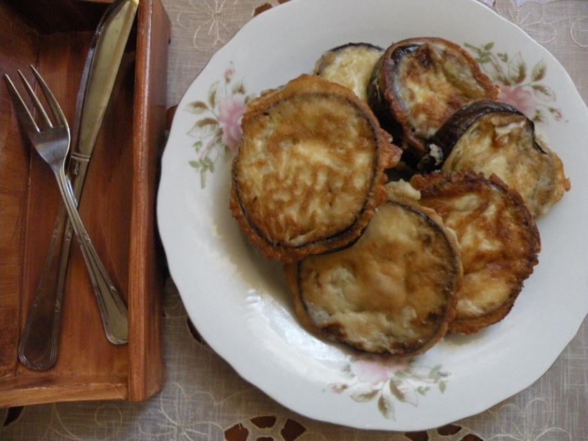 Баклажаны с чесноком