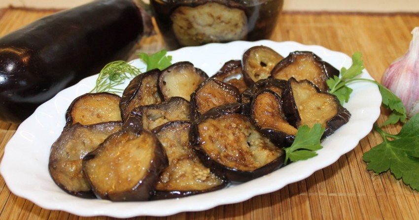 Салат с баклажанами