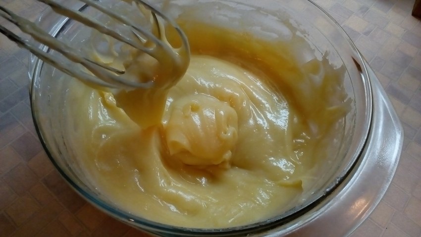 Заварной крем на желтках