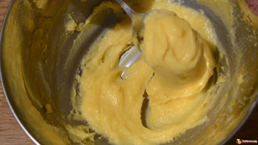 Заварной крем с кокосовым маслом