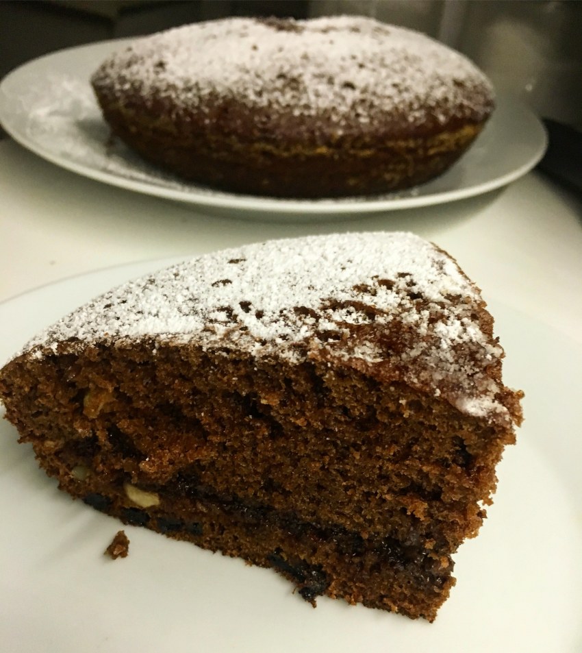 Банановый хлеб с грецкими орехами