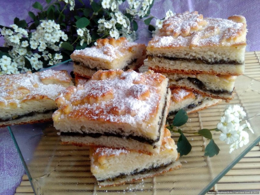 Сибирский торт из черемуховой муки