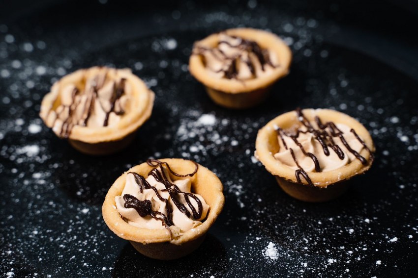 Сладкие тарталетки с шоколадом