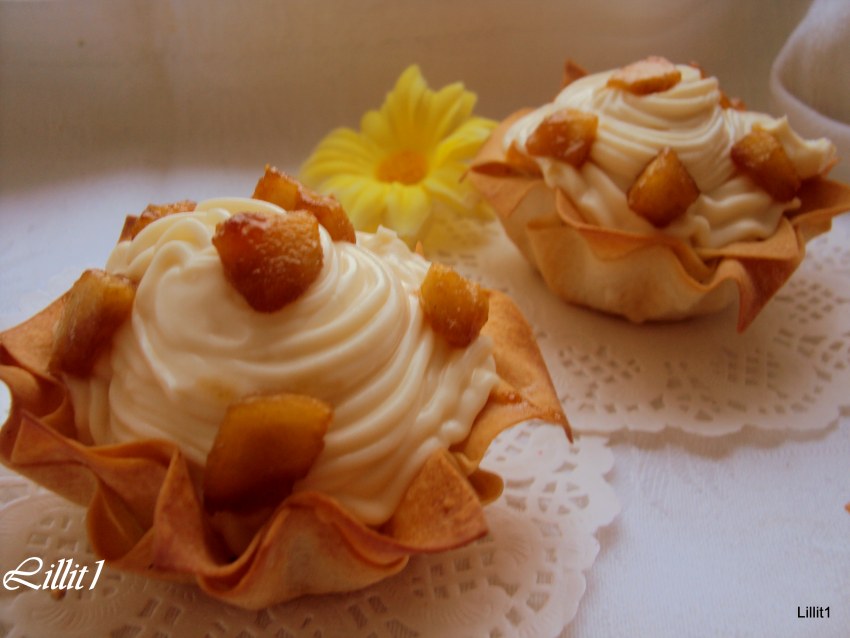 Тарталетки с грецким орехом