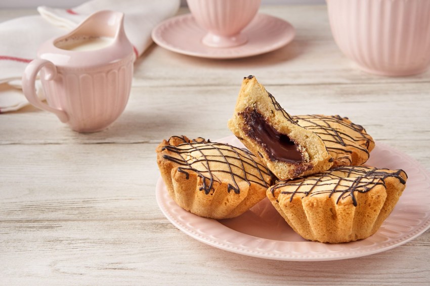 Тарталетки с сухофруктами и орехами